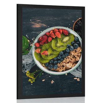 POSTER TASTY MUESLI - WITH A KITCHEN MOTIF - POSTERS