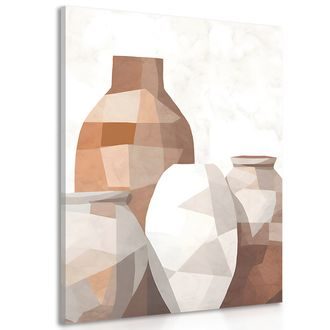 CANVAS PRINT STILL LIFE WITH VASES - PICTURES OF VASES - PICTURES