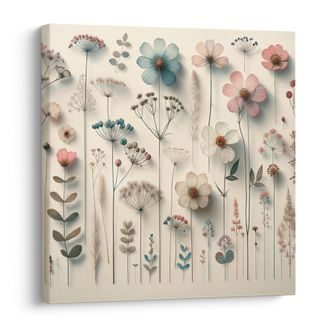 OBRAZ LUČNÍ KVÍTKA V ROMANTICKÉM STYLU - OBRAZY KVĚTŮ - OBRAZY