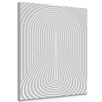 WANDBILD REGENBOGENPERSPEKTIVE MID-CENTURY - ABSTRAKTE BILDER - BILDER