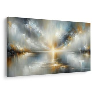 OBRAZ ZLATÉ SVĚTLO NAD OBZOREM - ABSTRAKTNÍ OBRAZY - OBRAZY