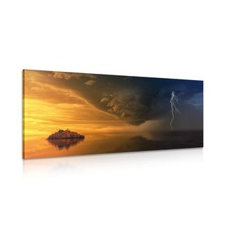 WANDBILD RUHE VOR DEM STURM - BILDER VON NATUR UND LANDSCHAFT - BILDER