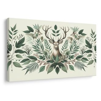 OBRAZ JELEN V LESNÍM VĚNCI - OBRAZY JELENI - OBRAZY