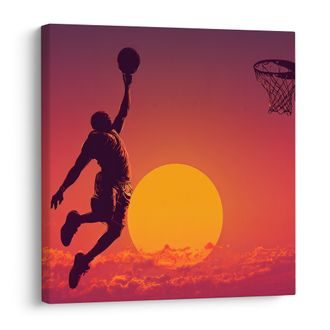 SLIKA SLAM DUNK PRI ZALASKU - SLIKE LJUDI - SLIKE