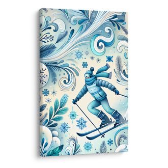 OBRAZ RADOST Z LYŽOVÁNÍ - PICTURES MOUNTAINS - PICTURES