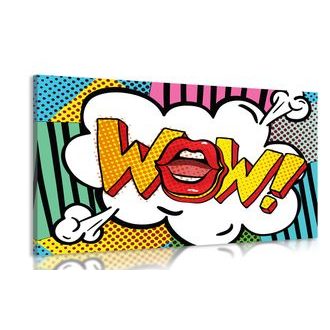 WANDBILD IM POP-ART-STIL - WOW! - POP-ART-BILDER - BILDER