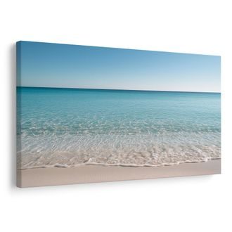 OBRAZ SPOKOJNA TAFLA MORZA - OBRAZY MORZA I PLAŻY - OBRAZY