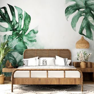 SAMOLEPÍCÍ TAPETA OBROVSKÉ LISTY MONSTERY - SAMOLEPÍCÍ TAPETY - TAPETY