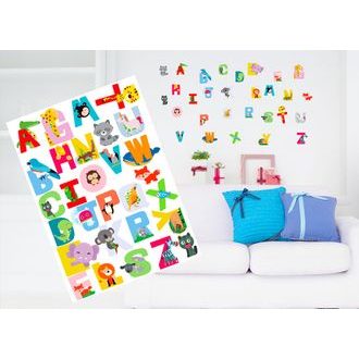Adesivi murali decorativi alfabeto