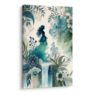 OBRAZ VÍLA U VODOPÁDU - OBRAZY ŽENY - OBRAZY