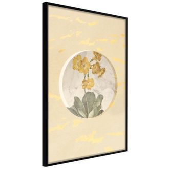 Poster - Flowers and Marble