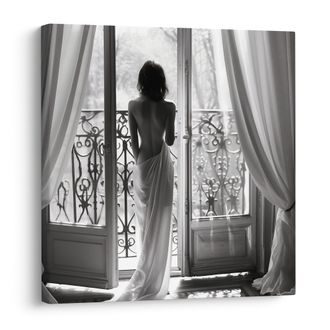 OBRAZ SAMETOVÉ RÁNO U OKNA - OBRAZY ŽENY - OBRAZY