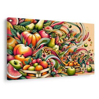 OBRAZ OVOCNÁ EXPLOZE - OBRAZY JÍDLA A NÁPOJE - OBRAZY