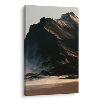OBRAZ SKALNATÝ VRCHOL NAD POBŘEŽÍM - PICTURES MOUNTAINS - PICTURES