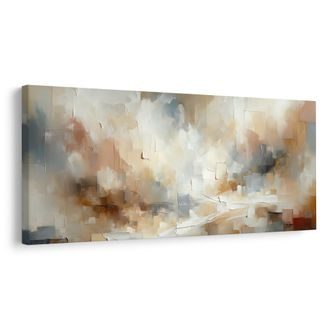WANDBILD BEIGE ABSTRAKTE HARMONIE - ABSTRAKTE BILDER - BILDER
