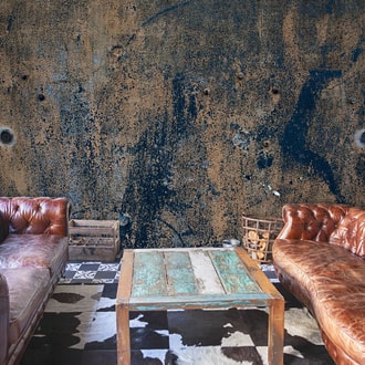 PHOTO WALLPAPER WITH PREHISTORIC MOTIF - WALLPAPERS WITH IMITATION OF BRICK, STONE AND CONCRETE - WALLPAPERS