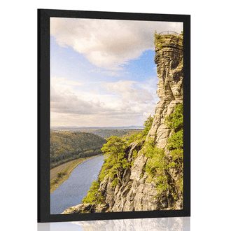 POSTER BLICK AUF DIE ELBE - NATUR - POSTER