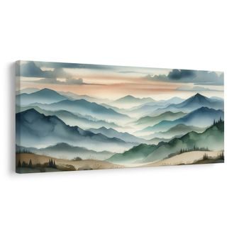 OBRAZ KRAJINA NEKONEČNÝCH VRCHOLKŮ - OBRAZY HORY - OBRAZY