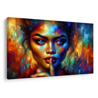 OBRAZ ŽENA V ABSTRAKTNÍCH BARVÁCH - OBRAZY ŽENY - OBRAZY