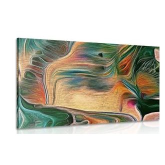 CANVAS PRINT PSYCHEDELIC ABSTRACTION - ABSTRACT PICTURES - PICTURES