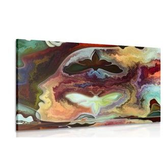 OBRAZ MYSTICKÁ SILUETA - ABSTRAKTNÍ OBRAZY - OBRAZY