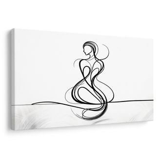 OBRAZ ELEGANTNÍ LINIE ŽENY - OBRAZY ŽENY - OBRAZY