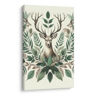 OBRAZ JELENÍ KRÁL V ZELENI - OBRAZY JELENI - OBRAZY