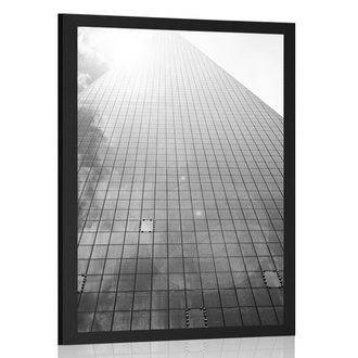 POSTER SKYSCRAPER IN BLACK AND WHITE - BLACK AND WHITE - POSTERS