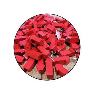 PŘIPÍNÁČKY VE TVARU ŠIPKY (10 KS) - PŘIPÍNÁČKY - OBRAZY