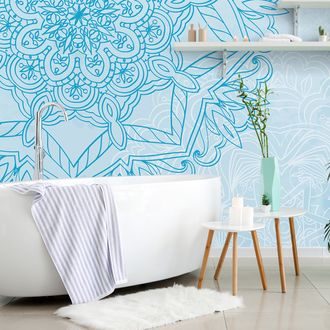 WALLPAPER MANDALA IN A WINTER DRESS - WALLPAPERS FENG SHUI - WALLPAPERS