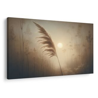 OBRAZ RÁKOS V MLŽNÉM SVÍTÁNÍ - OBRAZY VÝCHOD A ZÁPAD SLUNCE - OBRAZY