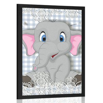 POSTER KLEINER ELEFANT - TIERE - POSTER