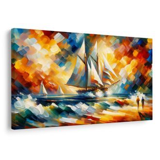 OBRAZ PLACHETNICE V ZÁŘI SLUNCE - OBRAZY MOŘE A PLÁŽ - OBRAZY