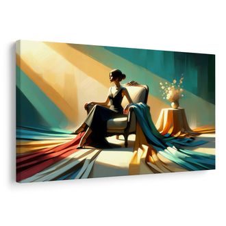 OBRAZ ELEGANCE V ZÁŘI SVĚTLA - OBRAZY ŽENY - OBRAZY