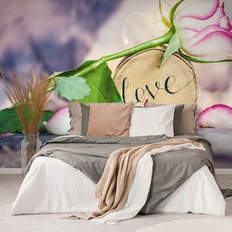 WALL MURAL ROMANTIC CONFESSION - WALLPAPERS FLOWERS - WALLPAPERS