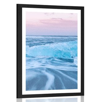 PLAKAT Z PASSE-PARTOUT LODOWY OCEAN - PRZYRODA - PLAKATY