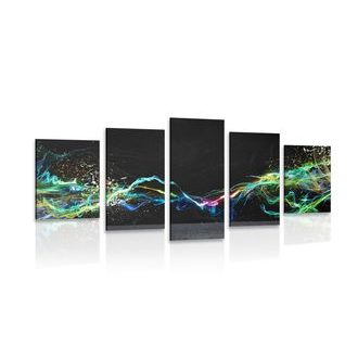 5-DIELNY OBRAZ MODERNÁ ABSTRAKCIA - ABSTRAKTNÉ OBRAZY - OBRAZY