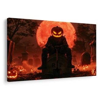 OBRAZ DÝŇOVÝ STRÁŽCE HŘBITOVNÍ NOCI - HALLOWEENSKÉ A HOROROVÉ OBRAZY - OBRAZY