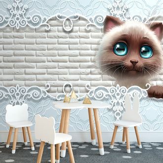 WALLPAPER CUTE KITTEN - CHILDRENS WALLPAPERS - WALLPAPERS