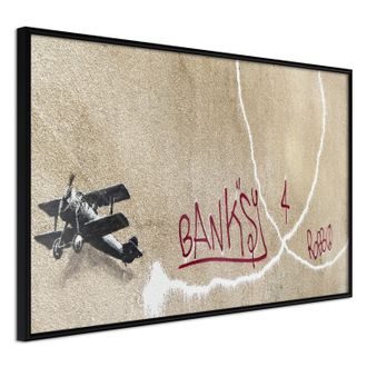 Plakát letadla - Banksy: Love Plane