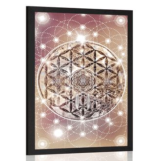 PLAKAT CZARUJĄCA MANDALA - FENG SHUI - PLAKATY