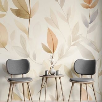 SAMOLEPIACA TAPETA JEMNÉ MINIMALISTICKÉ LISTY - TAPETY - 🔥 TOTÁLNY VÝPREDAJ