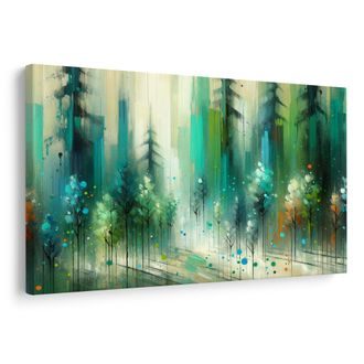 OBRAZ SMARAGDOVÝ LESNÍ SEN - OBRAZY LES - OBRAZY