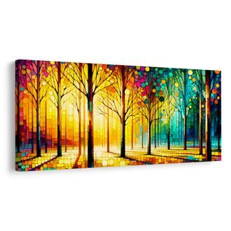 OBRAZ SLUNEČNÝ LES - OBRAZY LES - OBRAZY