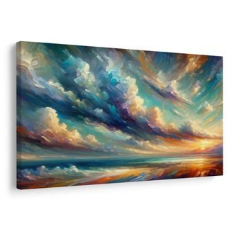 OBRAZ MOŘSKÉHO TICHA - OBRAZY VÝCHOD A ZÁPAD SLUNCE - OBRAZY