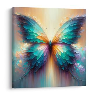 OBRAZ MOTÝL V ODSTÍNECH DUHY - OBRAZY MOTÝLI - OBRAZY