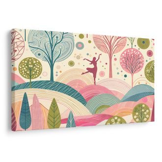 OBRAZ BALETKA V PŘÍRODĚ - OBRAZY ŽENY - OBRAZY