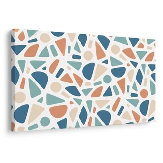 OBRAZ PASTELOWE TERRAZZO W BŁĘKICIE - OBRAZY ABSTRAKCYJNE - OBRAZY