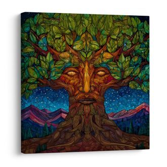 OBRAZ STROM ŽIVOTA POD HVĚZDAMI - OBRAZY STROMY ŽIVOTA - OBRAZY