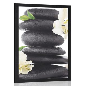 POSTER ZEN STONES AND SEA SALT - FENG SHUI - POSTERS